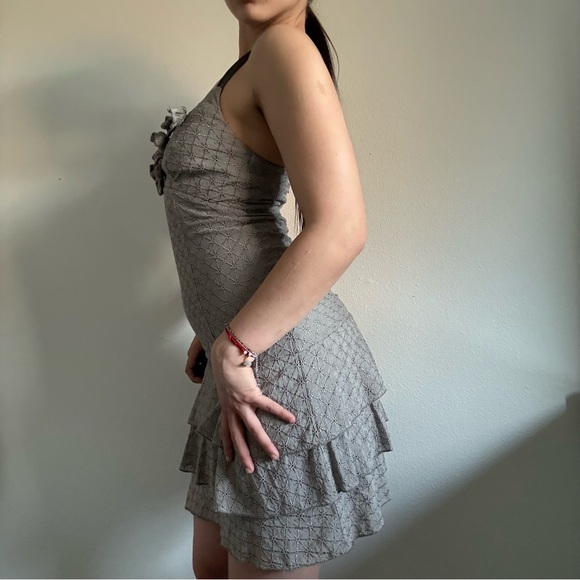 Cop Copine Grey Ruffle Dress - Picture 7 of 16